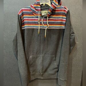 Howler Brothers Multicolor - EUC - Aztec Zip Up Sweater - Medium